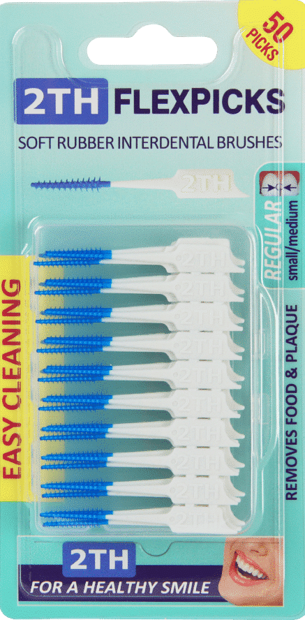 2TH Flexpicks zacht rubberen tandenstokers verpakking